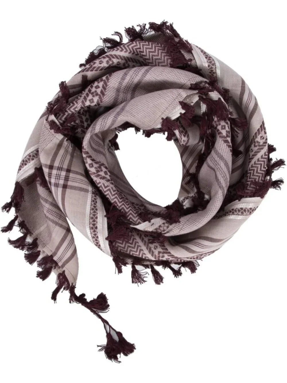 Cotton Tactical Desert Shemagh Keffiyeh Scarf for Men - Versatile Head & Neck